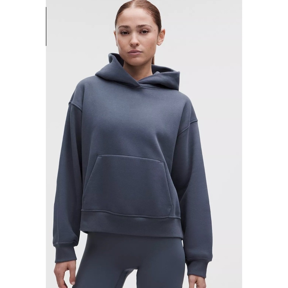 NWT Women's Steady State SuperLoft Hoodie Steel Blue Size Large